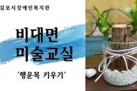 비대면 미술교실-행운목 키우기